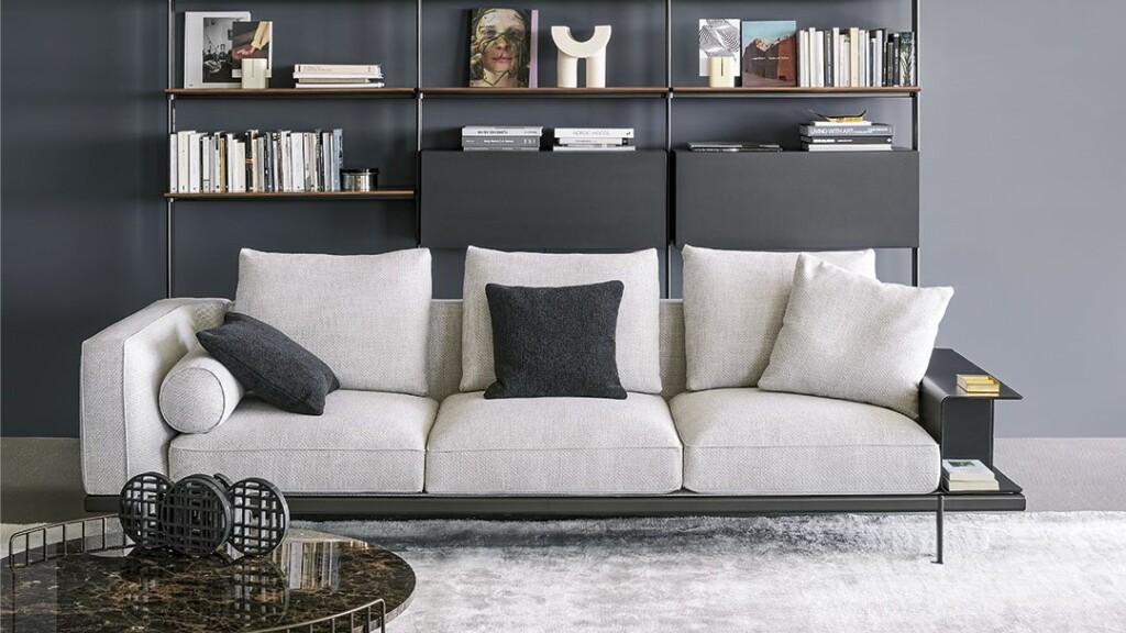 Bonaldo: divano grigio chiaro